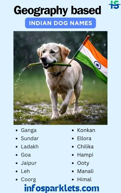 Geography based Indian Dog Names