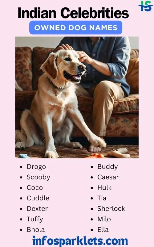 Indian Celebrities owned Dog Names