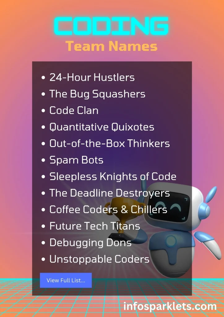 Coding Team Names