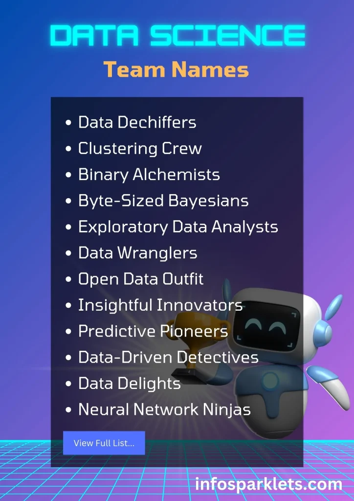 Data Science Team Names