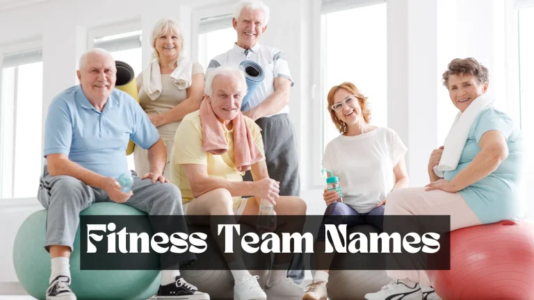 Fitness Team Names
