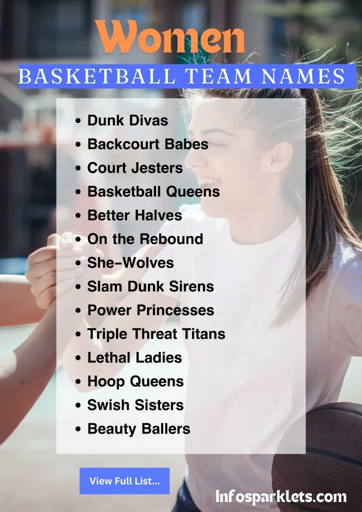 Women Basketball Team Names