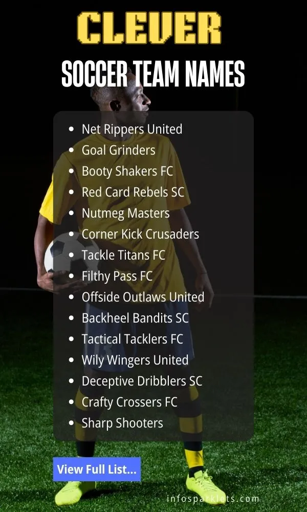 Clever Soccer Team Names
