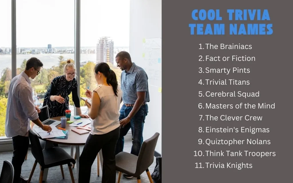Cool Trivia Team Names