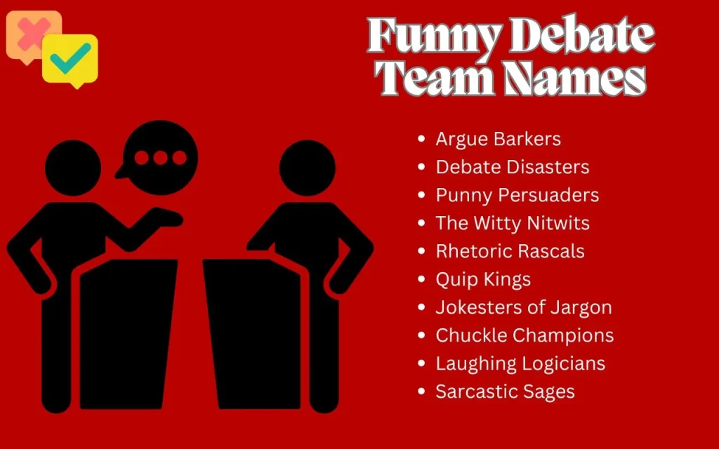 Funny Debate Team Names