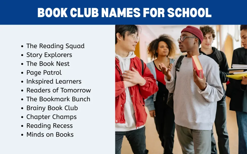 Book Club Names for School
