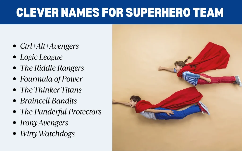 Clever Names for Superhero Team 